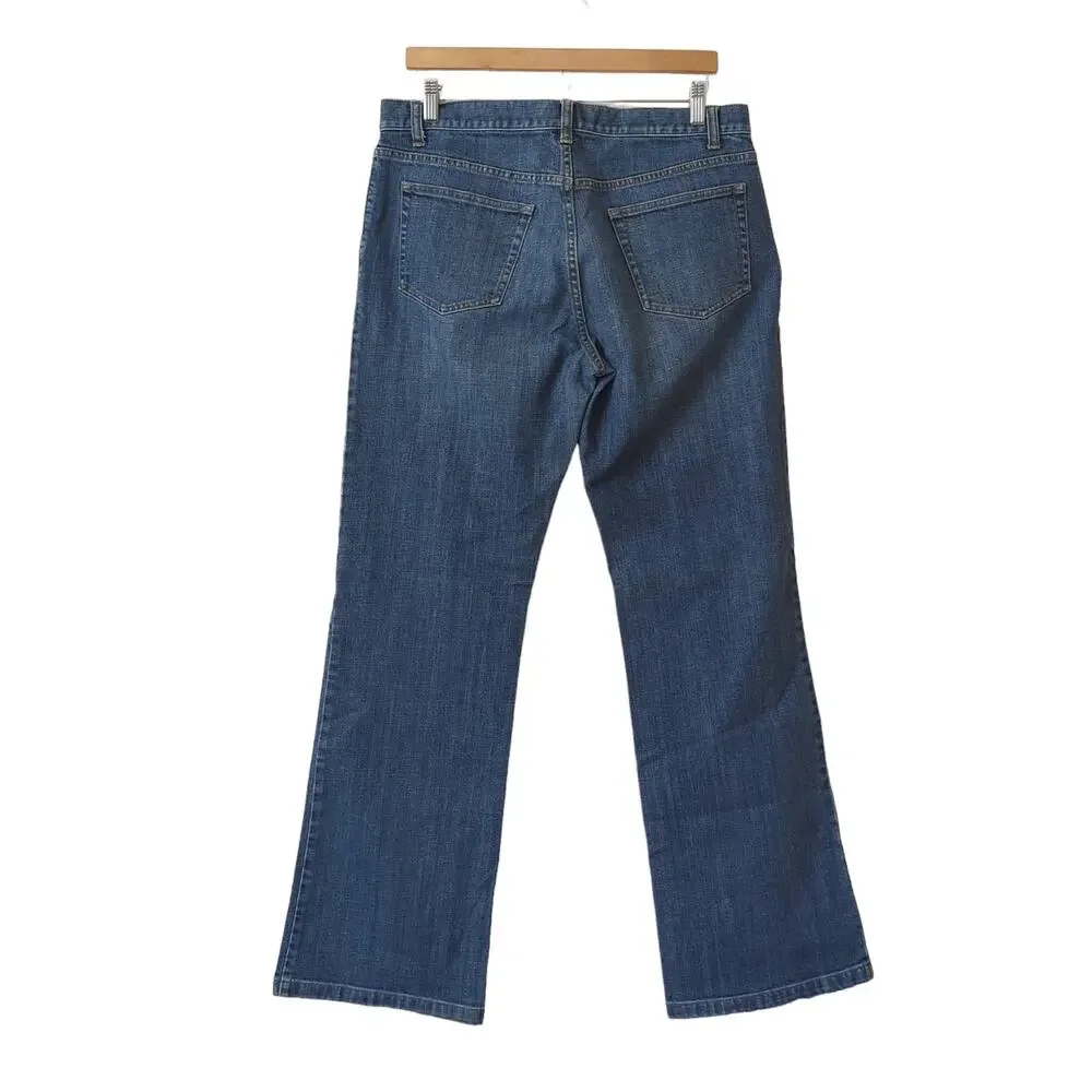 Theory Men's Denim Jeans‎ KNUT SIze 34 33L Medium Wash Straight Relaxed Leg